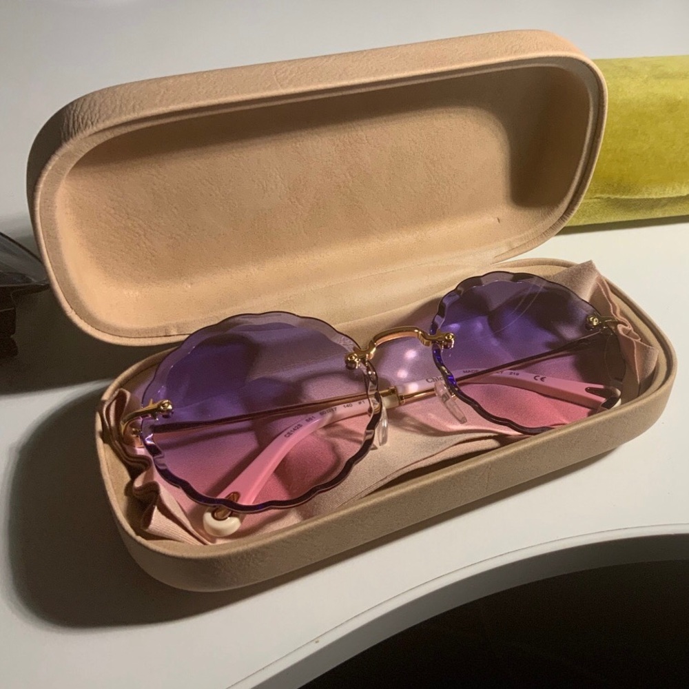 Chole Rosie scalloped sunglasses